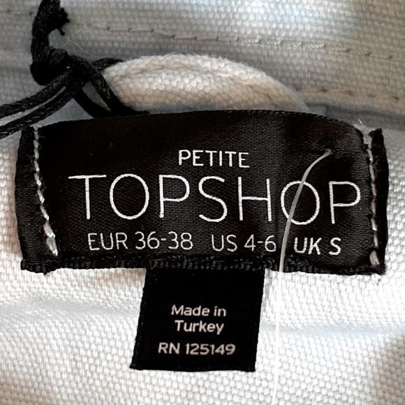 Topshop Ombre Lightweight Shacket Jean Jacket Size S Petite NWT - Picture 9 of 11